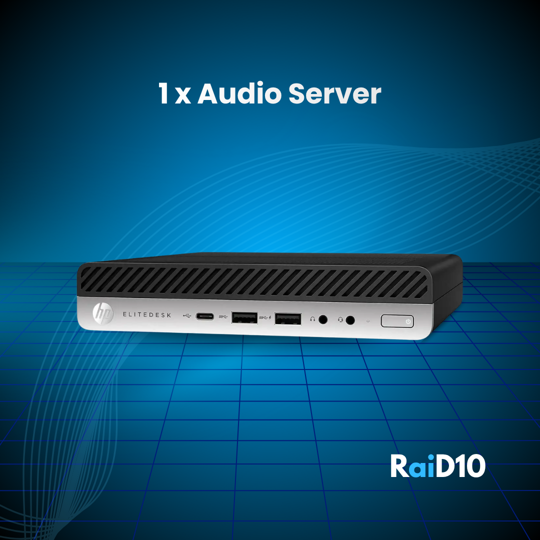 RaiD10 ICECube™ Audio Server