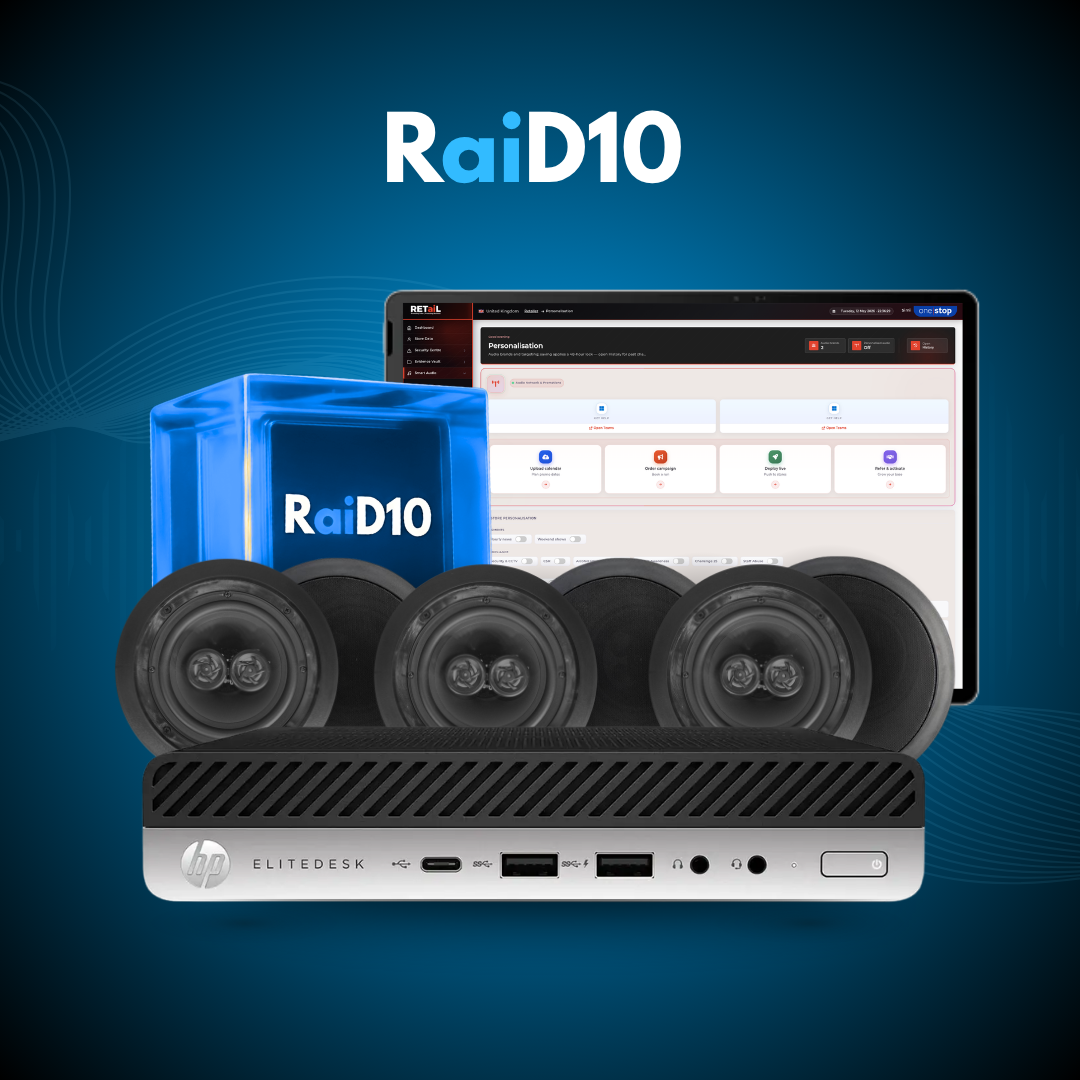 RaiD10 Audio Installation - Standard